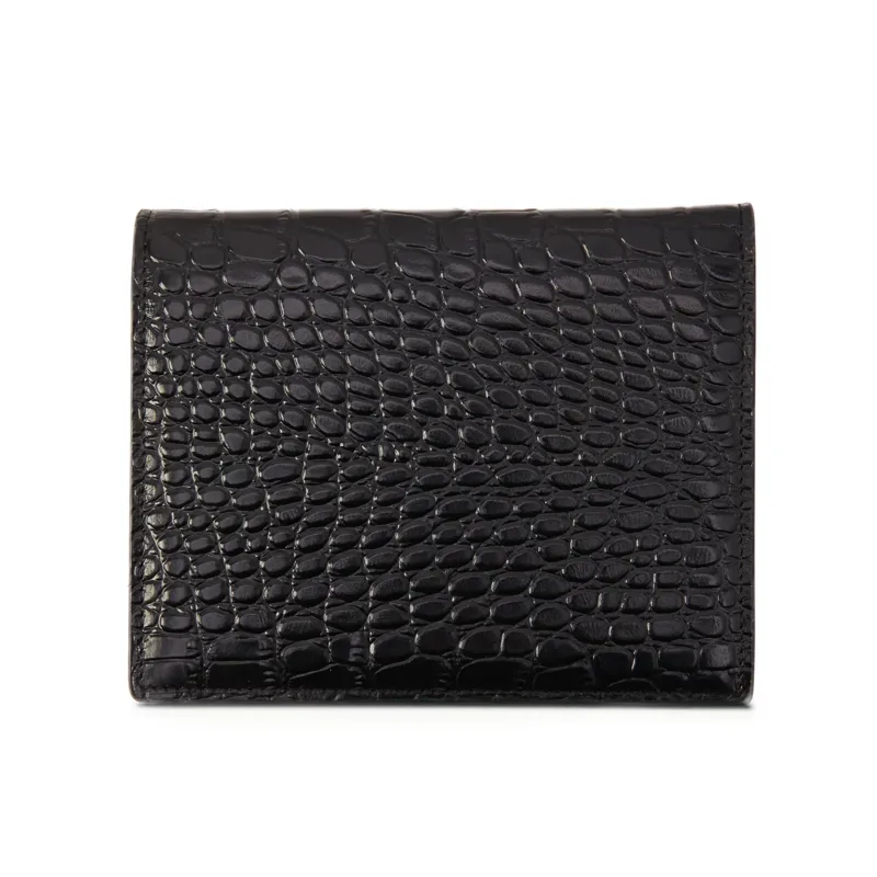 Holland Cooper Chelsea Wallet - Black Croc-1